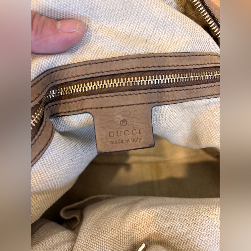 Gucci Soho Chain Shoulder Bag in tan leather (zipper needs repair) - Picture 16 of 16